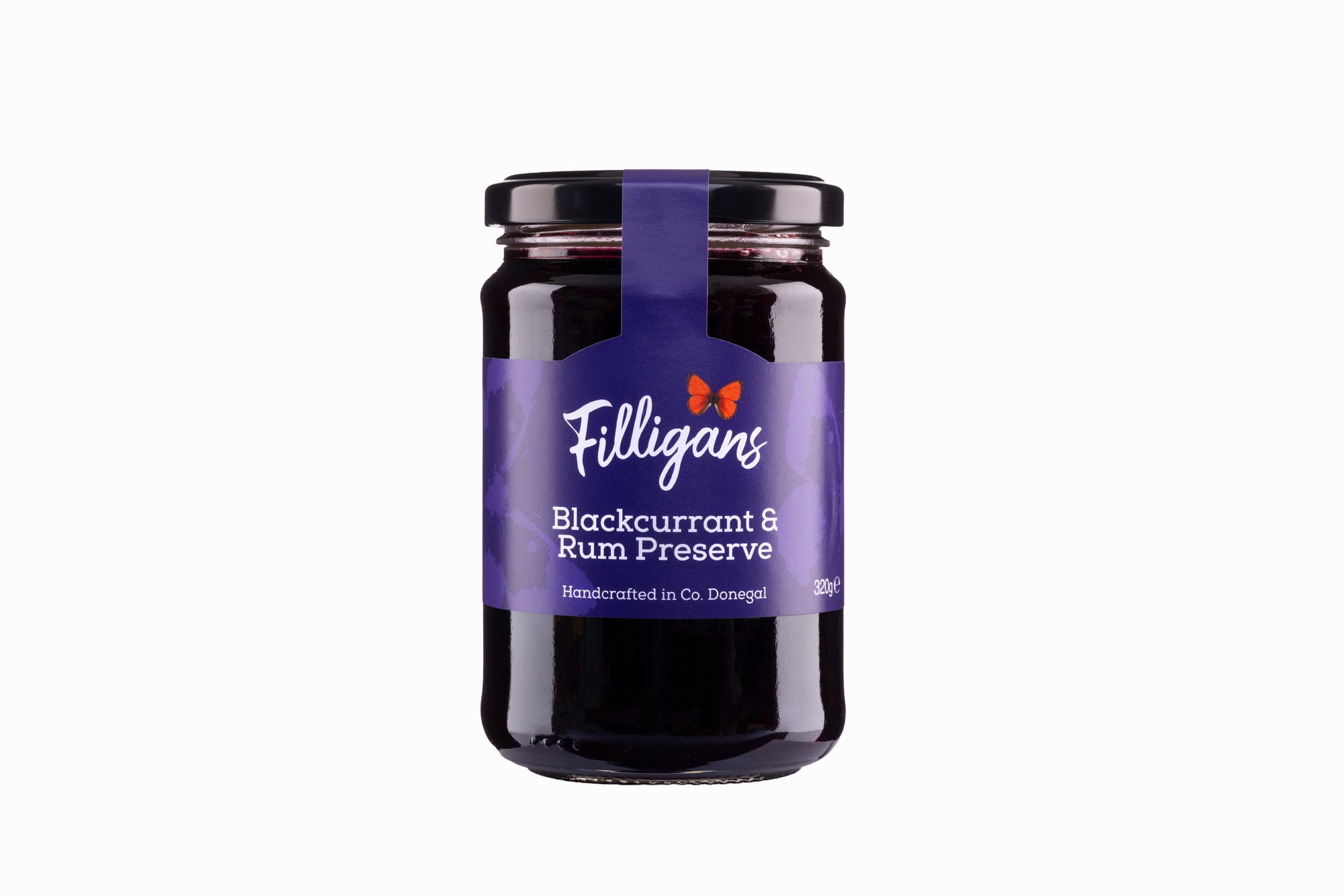 Blackcurrant & Rum Preserve 320g